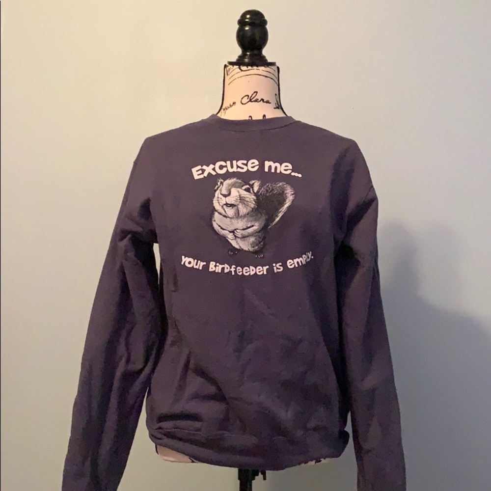 Vintage Squirrel Crewneck Sweater